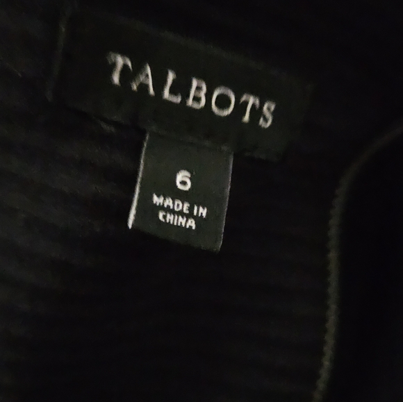 Talbots Women's Dress Black Size 6 - Picture 8 of 9